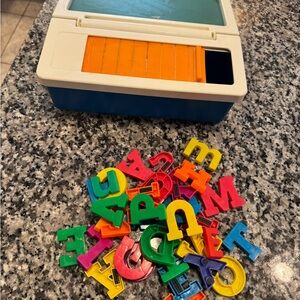Fisher-Price Multicolor Magnetic Letter Set with Storage Case